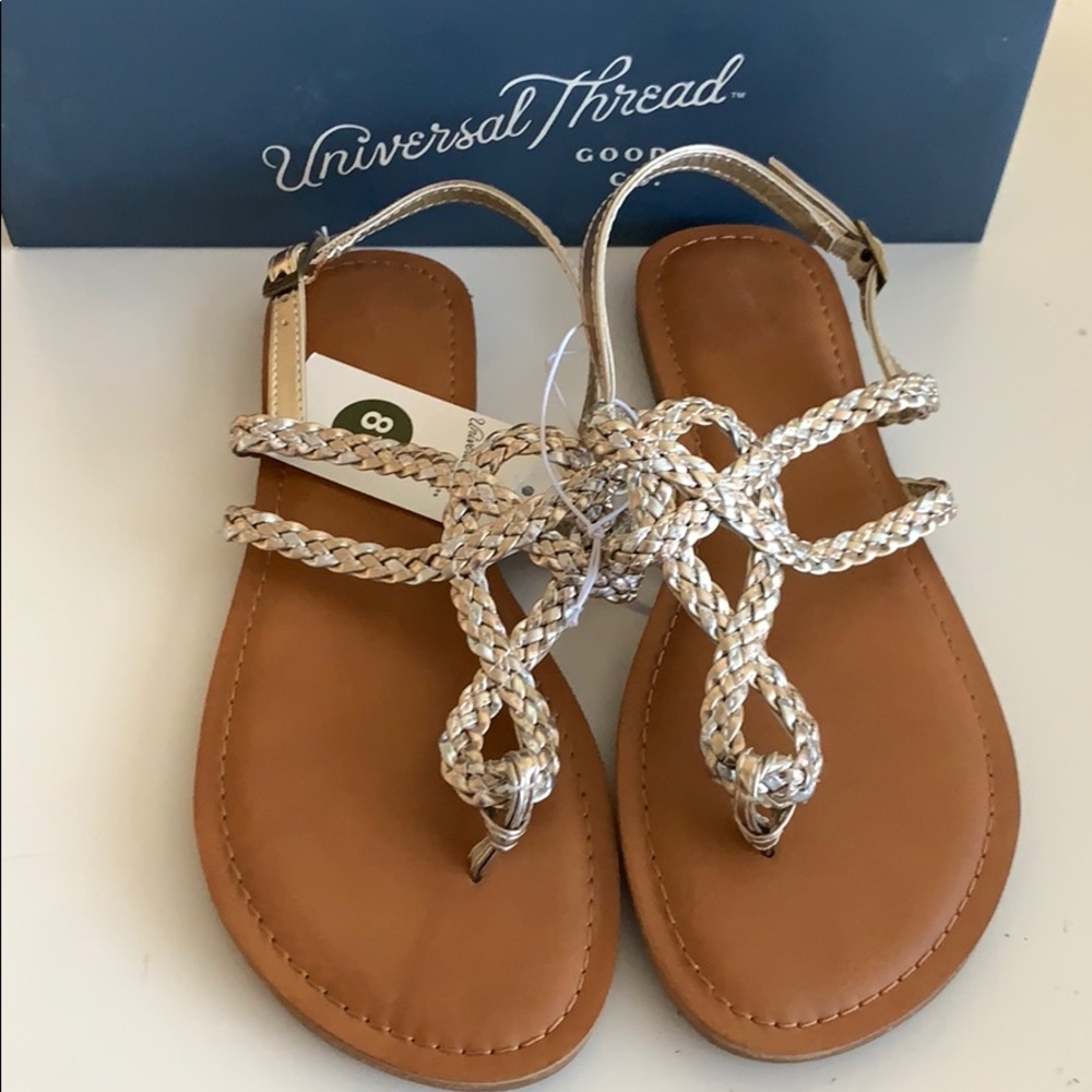 Universal Thread Gold Jana Sandals women’s 8.5